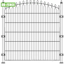 Double Horizontal Welded Arch Top Wire Mesh Fence